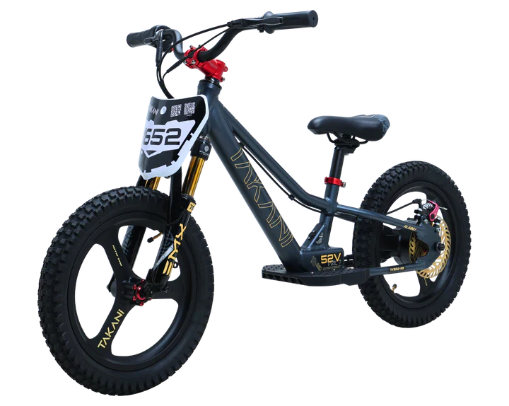 350W TAKANI Electric Balance Bike 16'' - TK1652-RS Matte Charcoal - Image 4