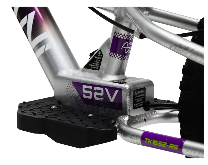 350W TAKANI Electric Balance Bike 16'' - TK1652-RS Plum Silver - Image 4