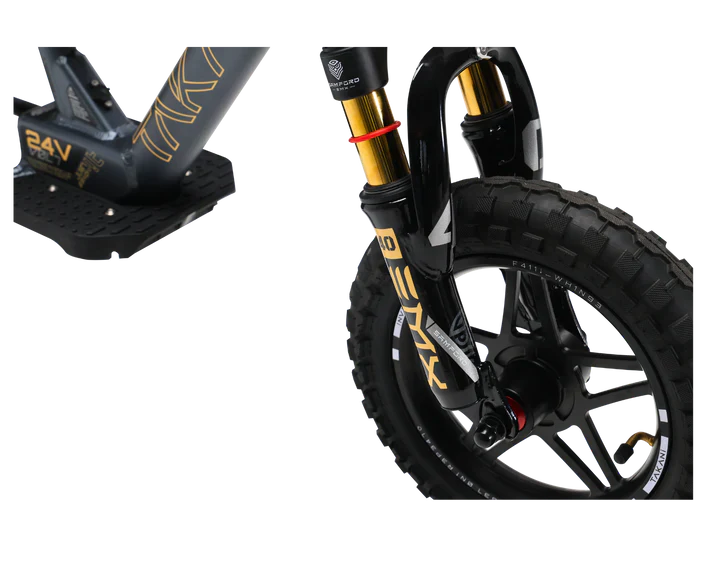 Takani Electric Balance Bike 12'' - TK1224-RS Matte Charcoal - Image 3