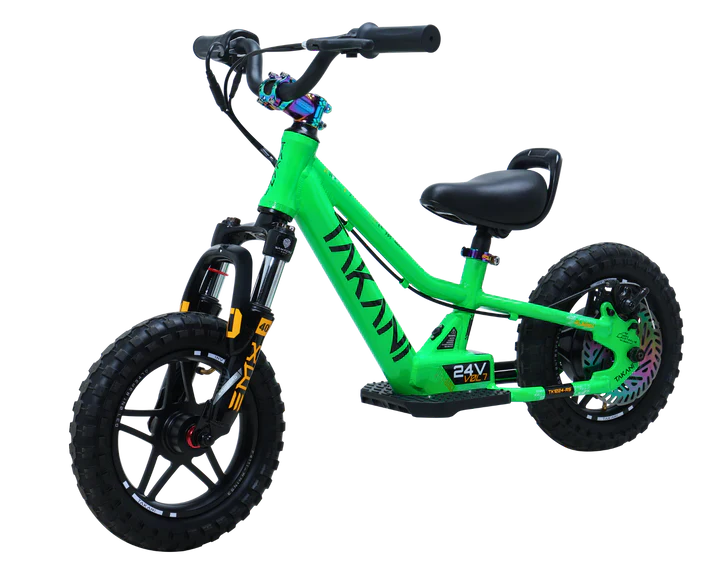 Takani Electric Balance Bike 12'' - TK1224-RS Sparkle Green - Image 3