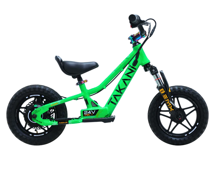 Takani Electric Balance Bike 12'' - TK1224-RS Sparkle Green - Image 6
